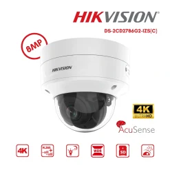 กล้องวงจรปิด Hikvision 8MP AcuSense รุ่น DS-2CD2786G2-IZS