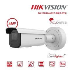 กล้องวงจรปิด AcuSense VF Lens Hikvision 4MP รุ่น DS-2CD3646G2T-IZS(H)