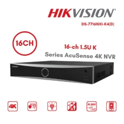 เครื่องบันทึกภาพ 16CH NVR รุ่น DS-7716NXI-K4