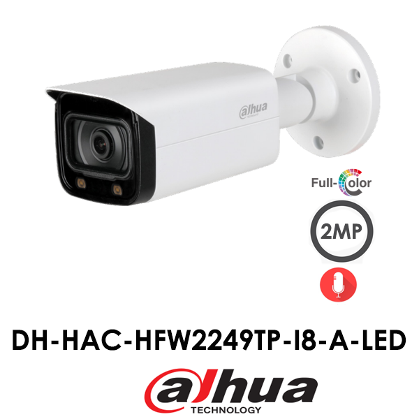 DH-HAC-HFW2249TP-I8-A-LED Full color 2MP