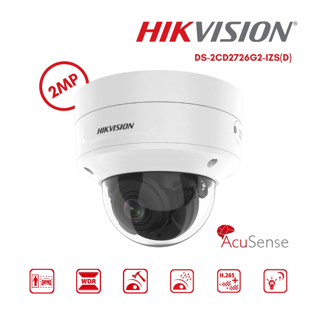 กล้องวงจรปิด Hikvision 2MP รุ่น DS-2CD2726G2-IZS