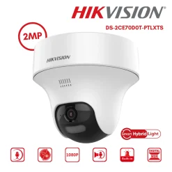 กล้องวงจรปิด Hikvision HDTVI 2MP รุ่น DS-2CE70D0T-PTLXTS สื่อสาร 2 ทาง มีไซเรน
