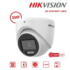 กล้องวงจรปิด Hikvision HDTVI 2MP รุ่น DS-2CE76D0T-LMFS