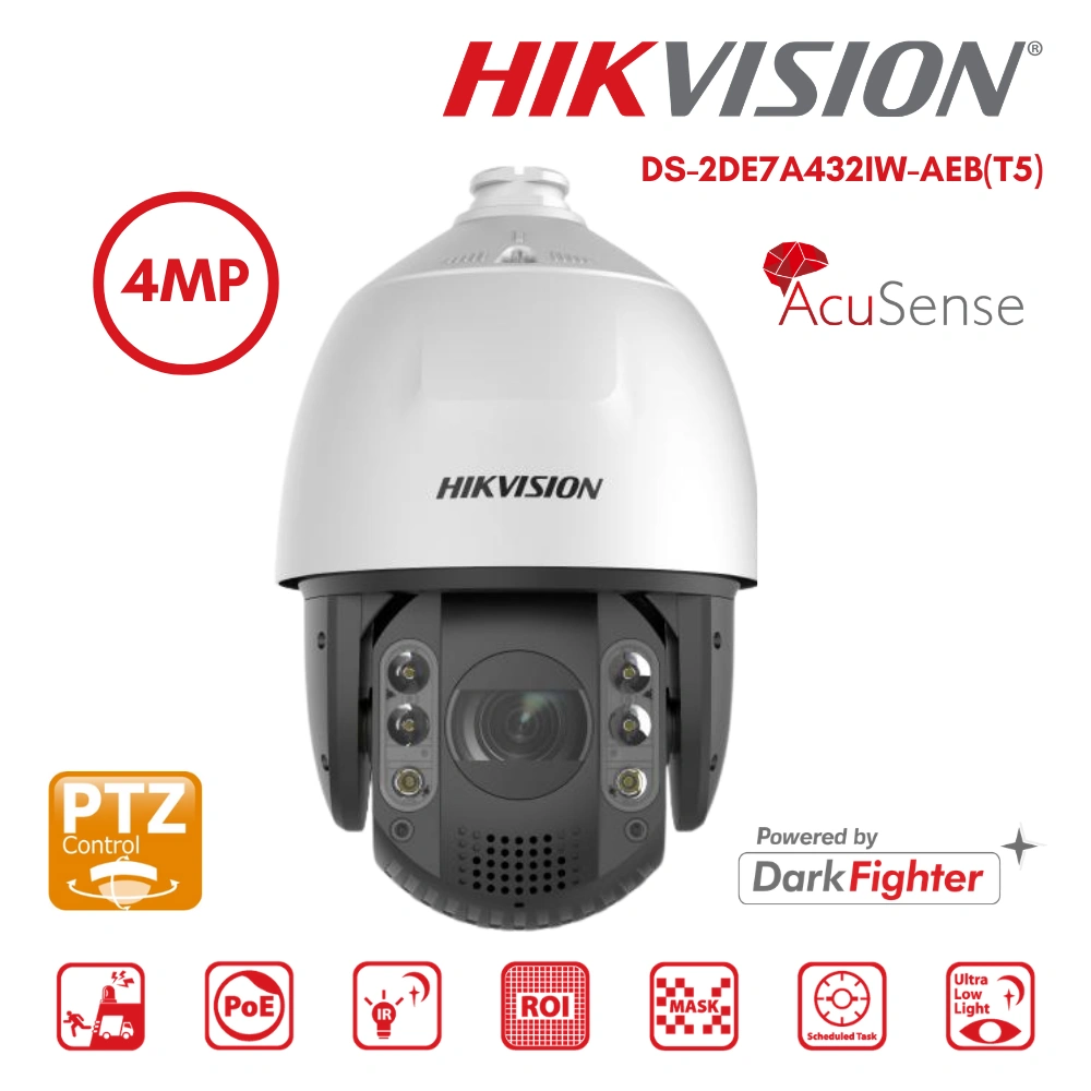 กล้องวงจรปิด Hikvision 4MP รุ่น DS-2DE7A432IW-AEB(T5)