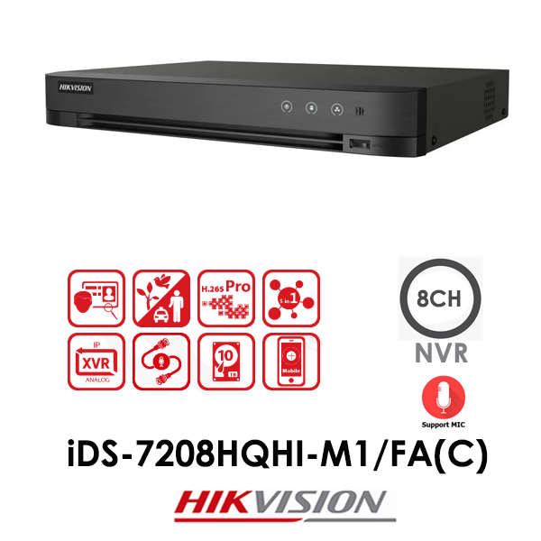 iDS-7208HQHI-M1/FA(C) DVR