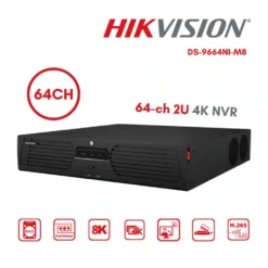 เครื่องบันทึกภาพ 64CH NVR รุ่น DS-9664NI-M8