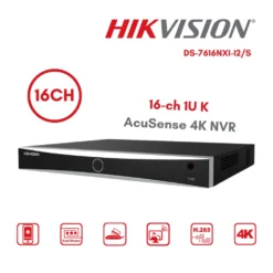 เครื่องบันทึกภาพ 16CH NVR รุ่น DS-7616NXI-I2/S