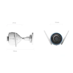 กล้องวงจรปิด EZVIZ 5MP รุ่น H3 3K