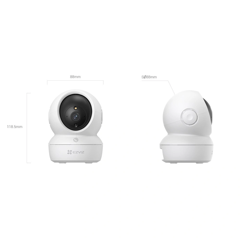 กล้องวงจรปิด EZVIZ 8MP รุ่น H6c Pro 4K