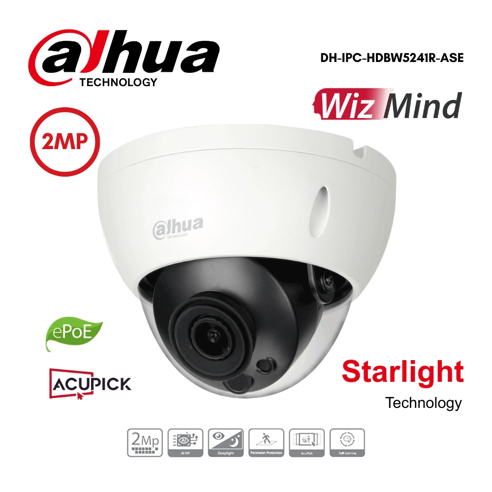 กล้องวงจรปิด Dahua WizMind 2MP รุ่น DH-IPC-HDBW5241R-ASE