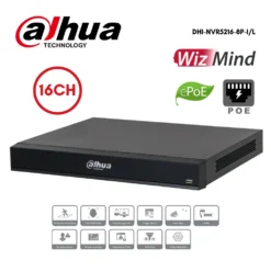 เครื่องบันทึกภาพ Dahua NVR 16Ch 8PoE รุ่น NVR5216-8P-I/L