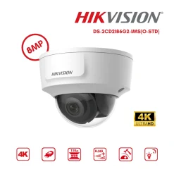 กล้องวงจรปิด Hikvision 8MP 4K DS-2CD2186G2-IMS(O-STD)