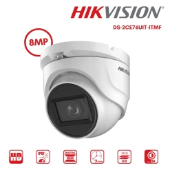 กล้องวงจรปิด Hikvision HDTVI 8MP รุ่น DS-2CE76U1T-ITMF