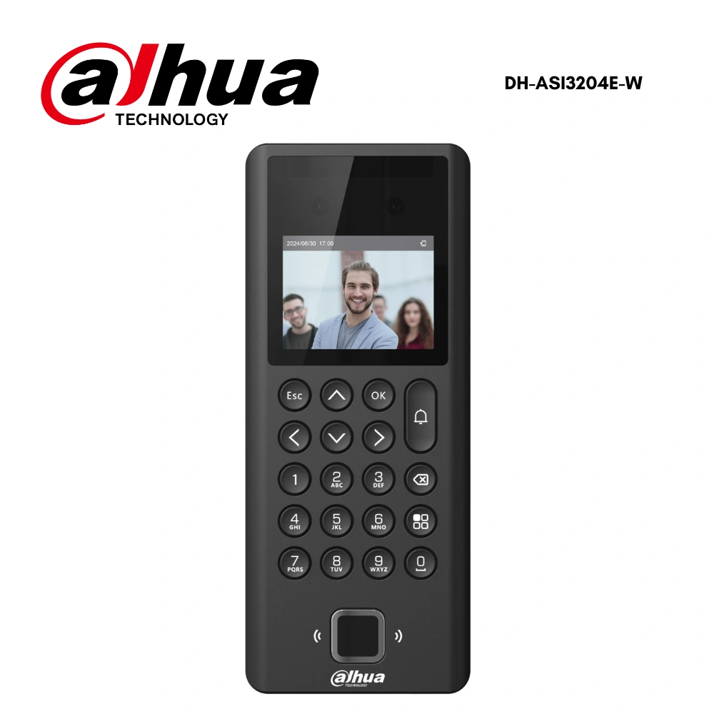Dahua เครื่องสแกน 3 ระบบ (หน้า/นิ้ว/บัตร) รุ่น ASI3204E-W