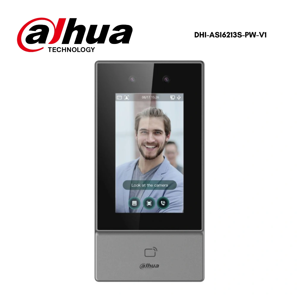 Dahua เครื่องสแกนใบหน้า+บัตร รุ่น ASI6213S-PW-V1