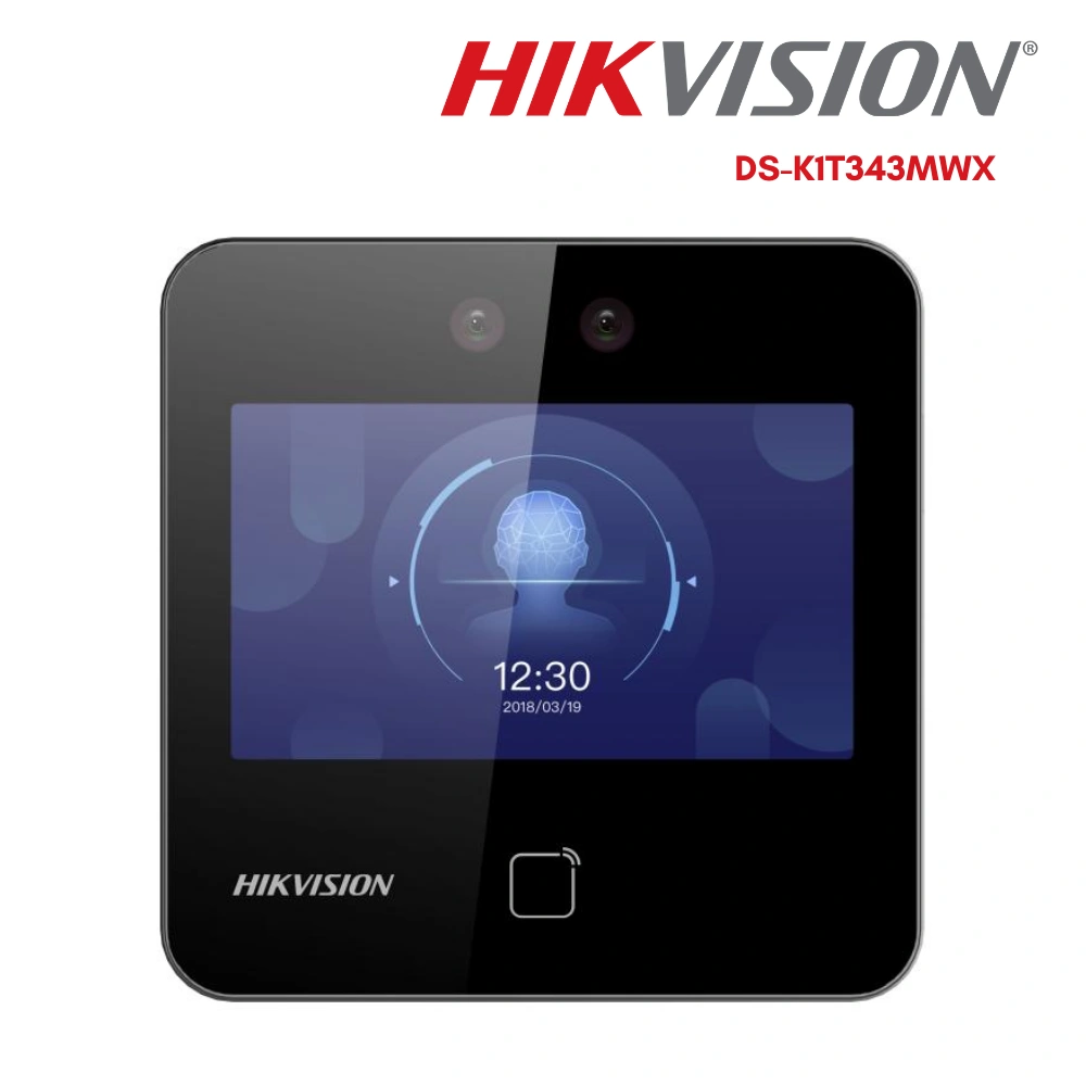 Hikvision เครื่องสแกนใบหน้า+บัตร รุ่น DS-K1T343MWX