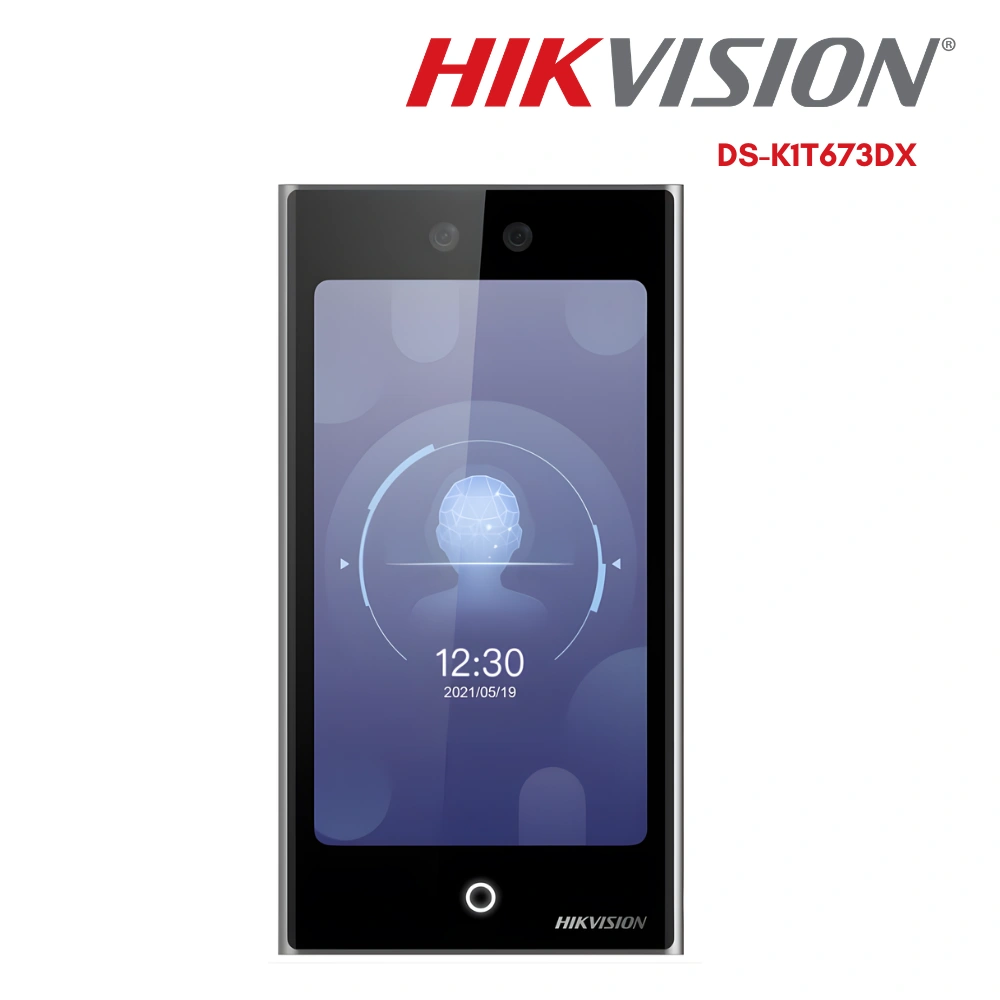 Hikvision เครื่องสแกน 3 ระบบ (หน้า/นิ้ว/บัตร) รุ่น DS-K1T673DX