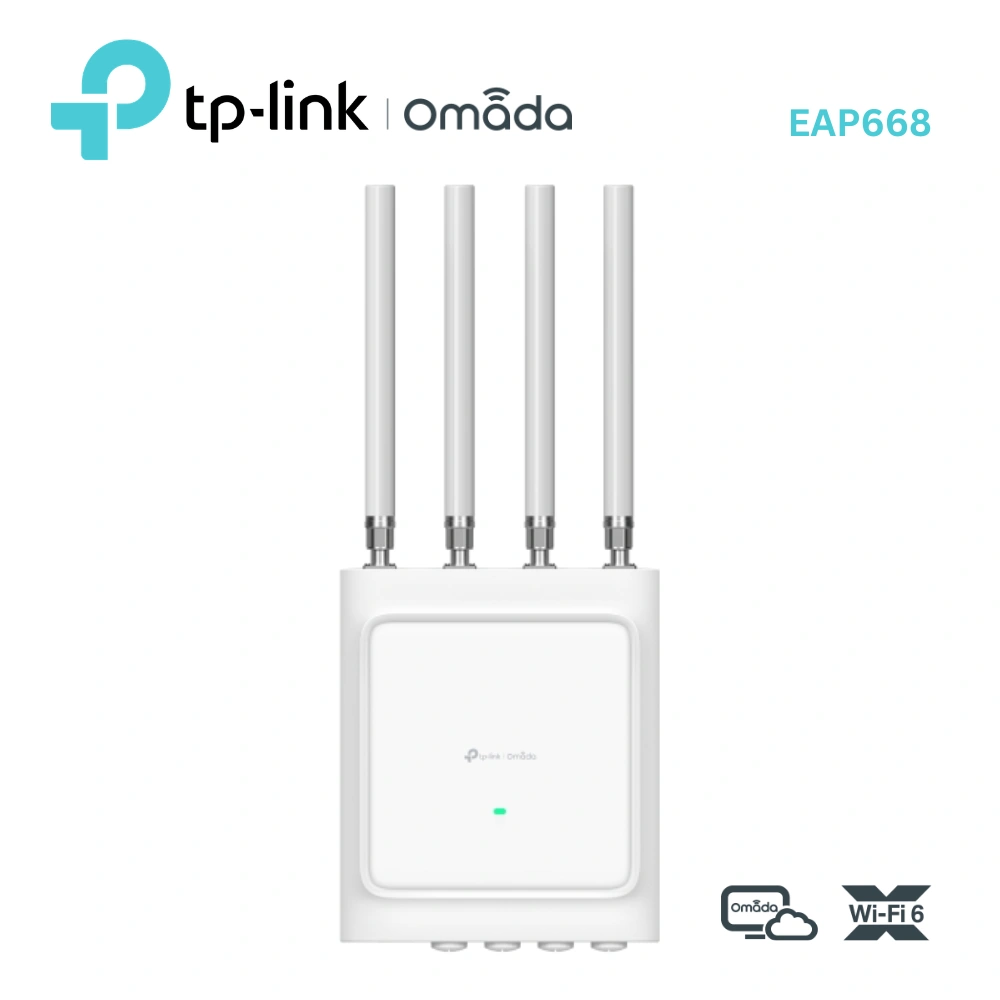 ตัวกระจายสัญญาณ Wi-Fi 6 TP-Link รุ่น EAP668-Outdoor HD