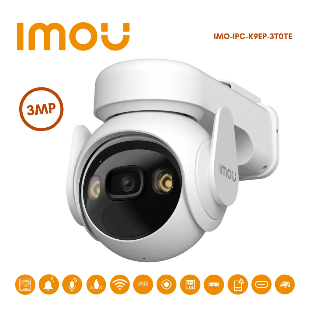 กล้องวงจรปิด IMOU Cell PT 4G 3MP รุ่น IMO-IPC-K9EP-3T0TE
