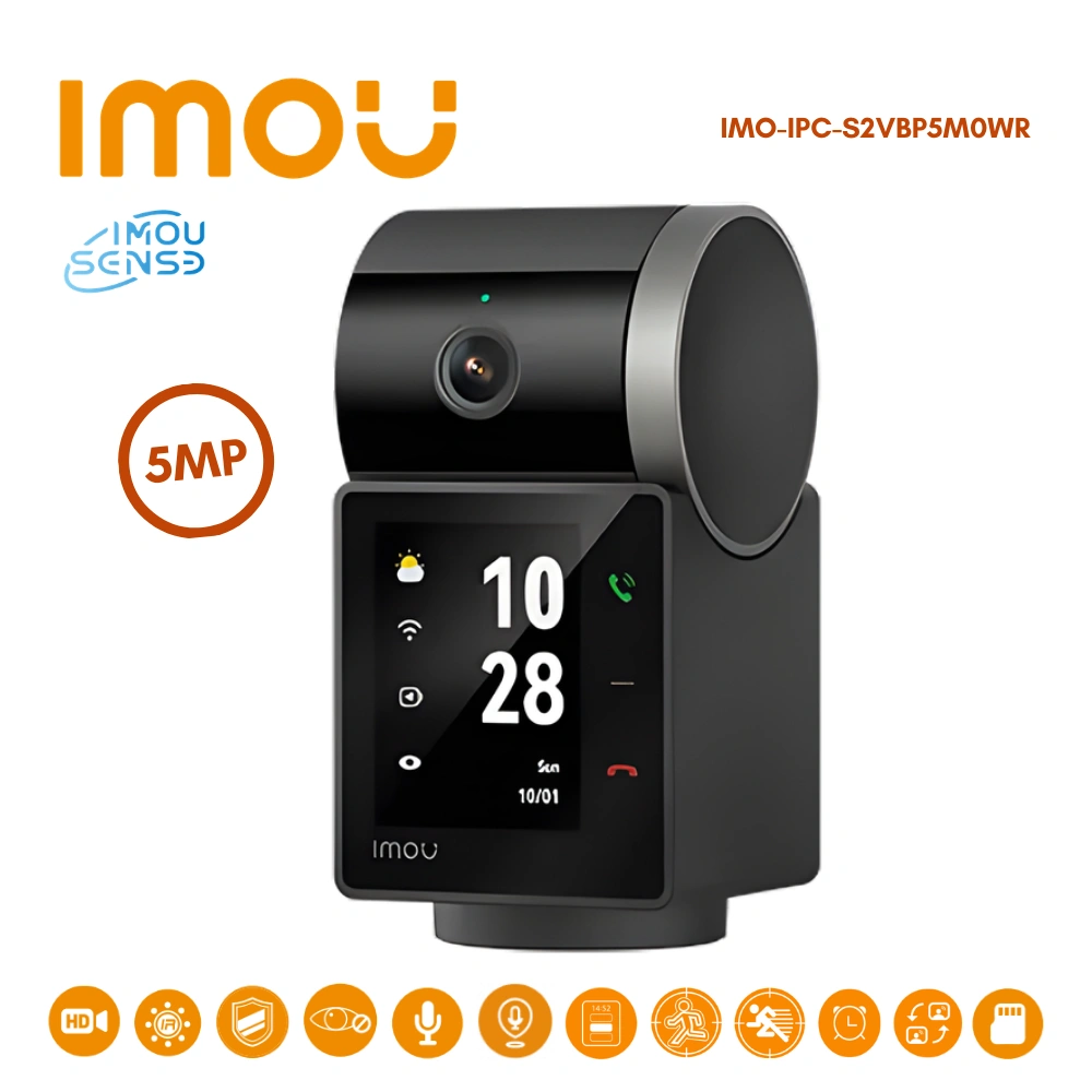 กล้องวงจรปิด IMOU Rex VT Wi-Fi 5MP รุ่น IMO-IPC-S2VBP5M0WR