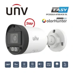 กล้องวงจรปิด IP UNV Color 2MP รุ่น IPC2122LB-AF28(40)K-DL