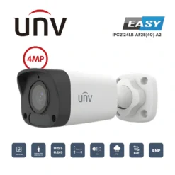 กล้องวงจรปิด IP UNV 4MP รุ่น IPC2124LB-AF28(40)-A2