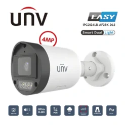 กล้องวงจรปิด IP UNV Dual-light 4MP รุ่น IPC2124LB-AF28(40)K-DL