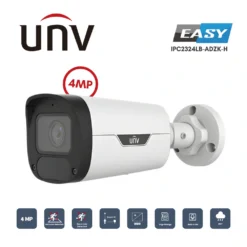 กล้องวงจรปิด IP UNV 4MP รุ่น IPC2324LB-ADZK-H