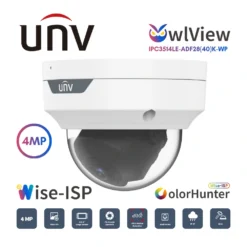กล้องวงจรปิด IP UNV 4MP รุ่น IPC3514LE-ADF28(40)K-WP