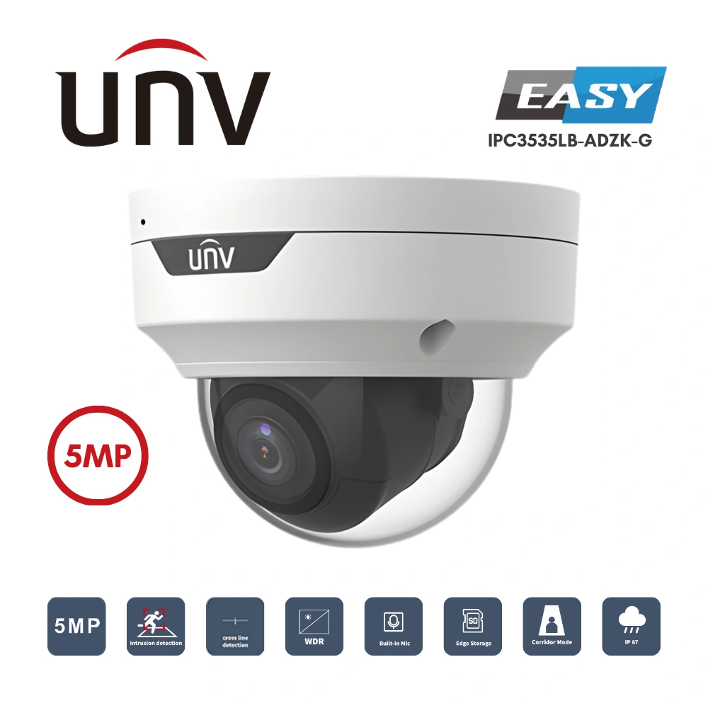 กล้องวงจรปิด IP UNV 5MP รุ่น IPC3535LB-ADZK-G