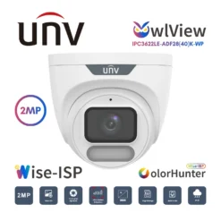 กล้องวงจรปิด IP UNV 2MP รุ่น IPC3622LE-ADF28(40)K-WP