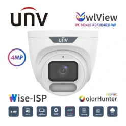 กล้องวงจรปิด IP UNV 4MP รุ่น IPC3624LE-ADF28(40)K-WP