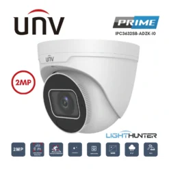 กล้องวงจรปิด IP UNV LightHunter 2MP รุ่น IPC3632SB-ADZK-I0