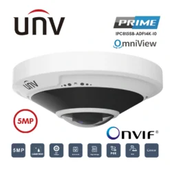 กล้องวงจรปิด IP UNV Fisheye 5MP รุ่น IPC815SB-ADF14K-I0
