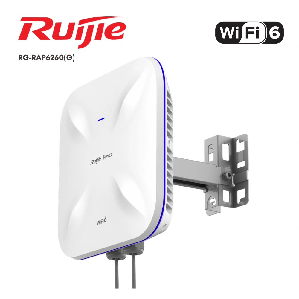 ตัวกระจายสัญญาณ Outdoor Wi-Fi 6 Ruijie รุ่น RG-RAP6260(G)