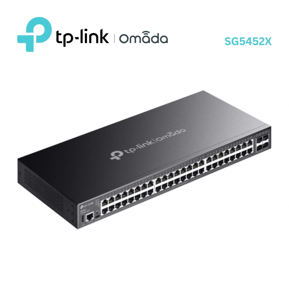 สวิตช์เครือข่าย TP-Link 48 พอร์ต รุ่น SG5452X