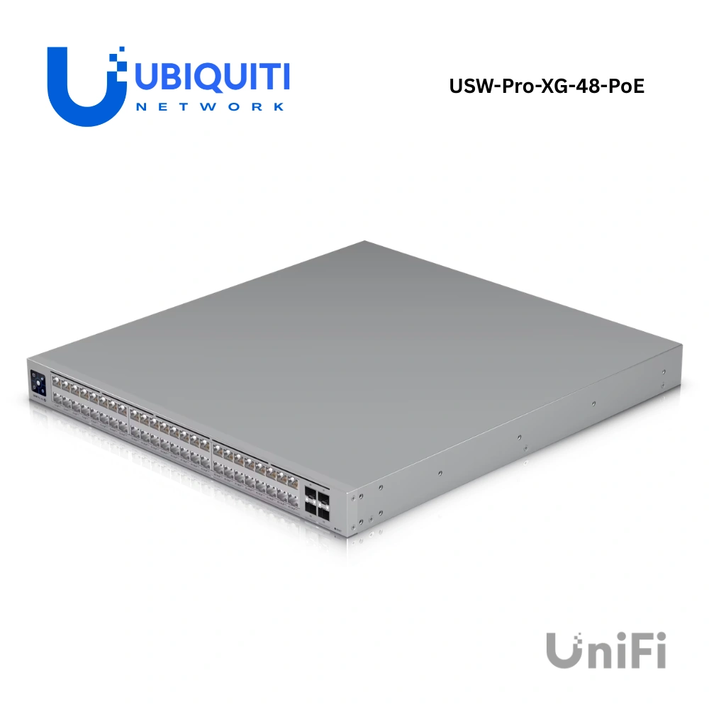 UniFi สวิตช์ Pro XG PoE 48 พอร์ต รุ่น USW-Pro-XG-48-PoE